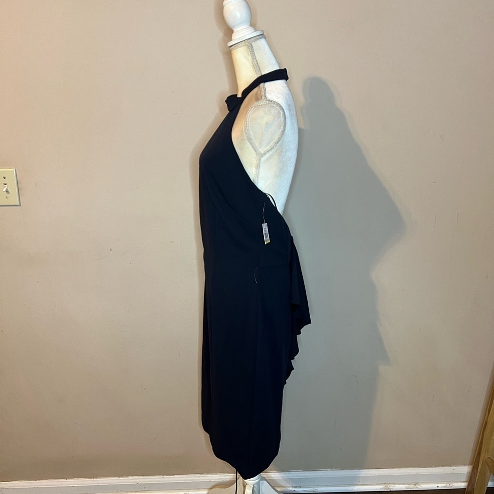 💃🏻Alex Evening Elegant Navy Halter Dress - Picture 3 of 6